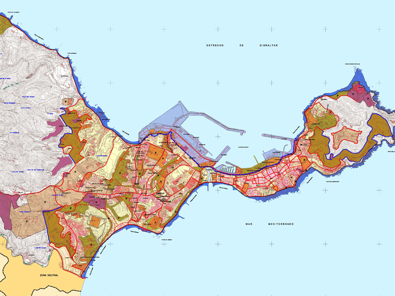 Plano de Ceuta