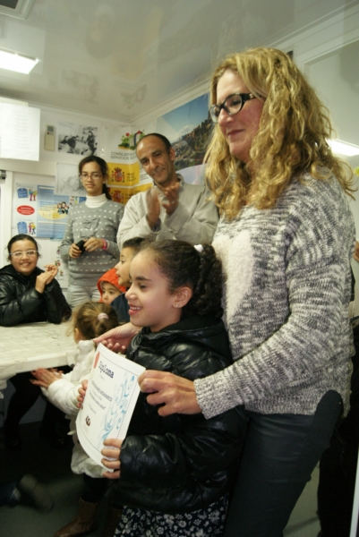Los niños recibieron diplomas