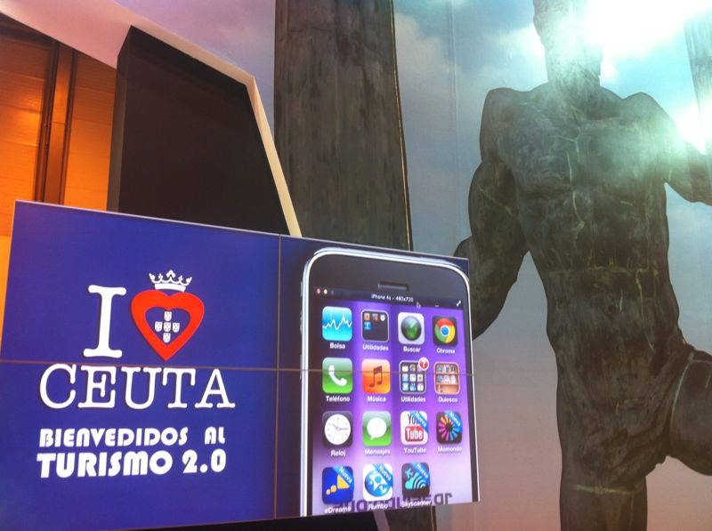 Presentación en el stand de Ceuta