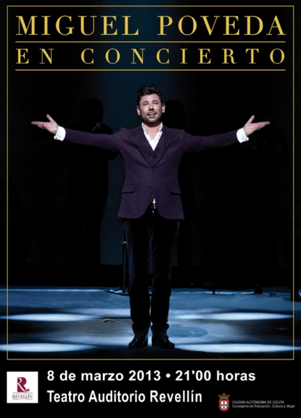 CARTEL  DEL CONCIERTO DE MIGUEL POVEDA 