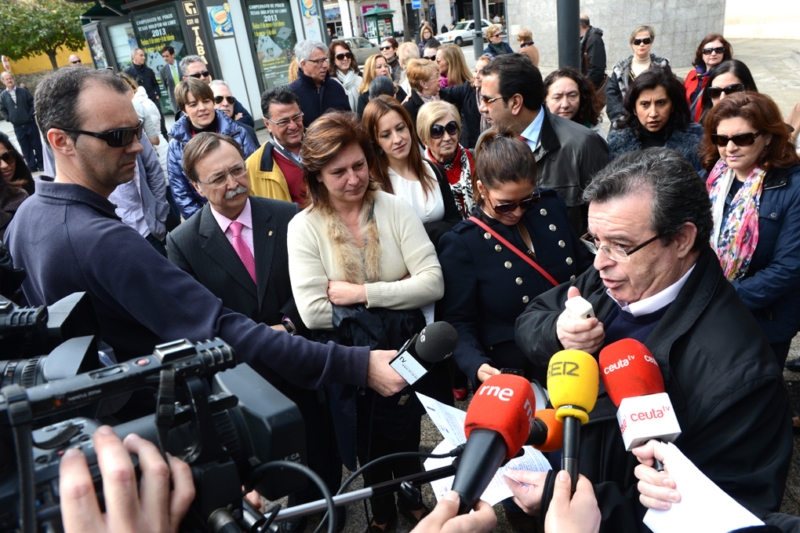 Momento de la lectura del manifiesto