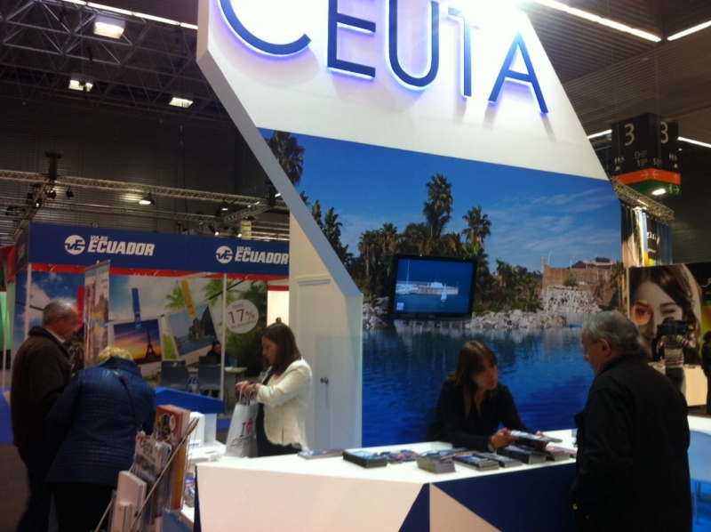 Stand de Ceuta en Expovacaciones Bilbao  
