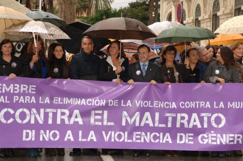 Marcha solidaria contra la violencia machista