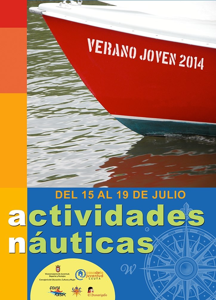 Cartel actividades verano joven náuticasweb