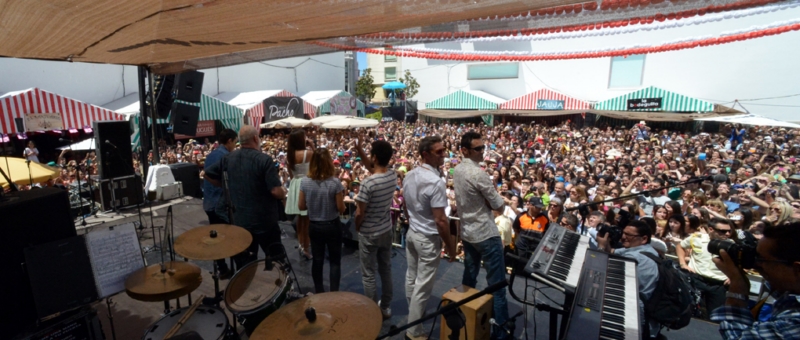 Imagen de la Feria de Día durante el pregón
