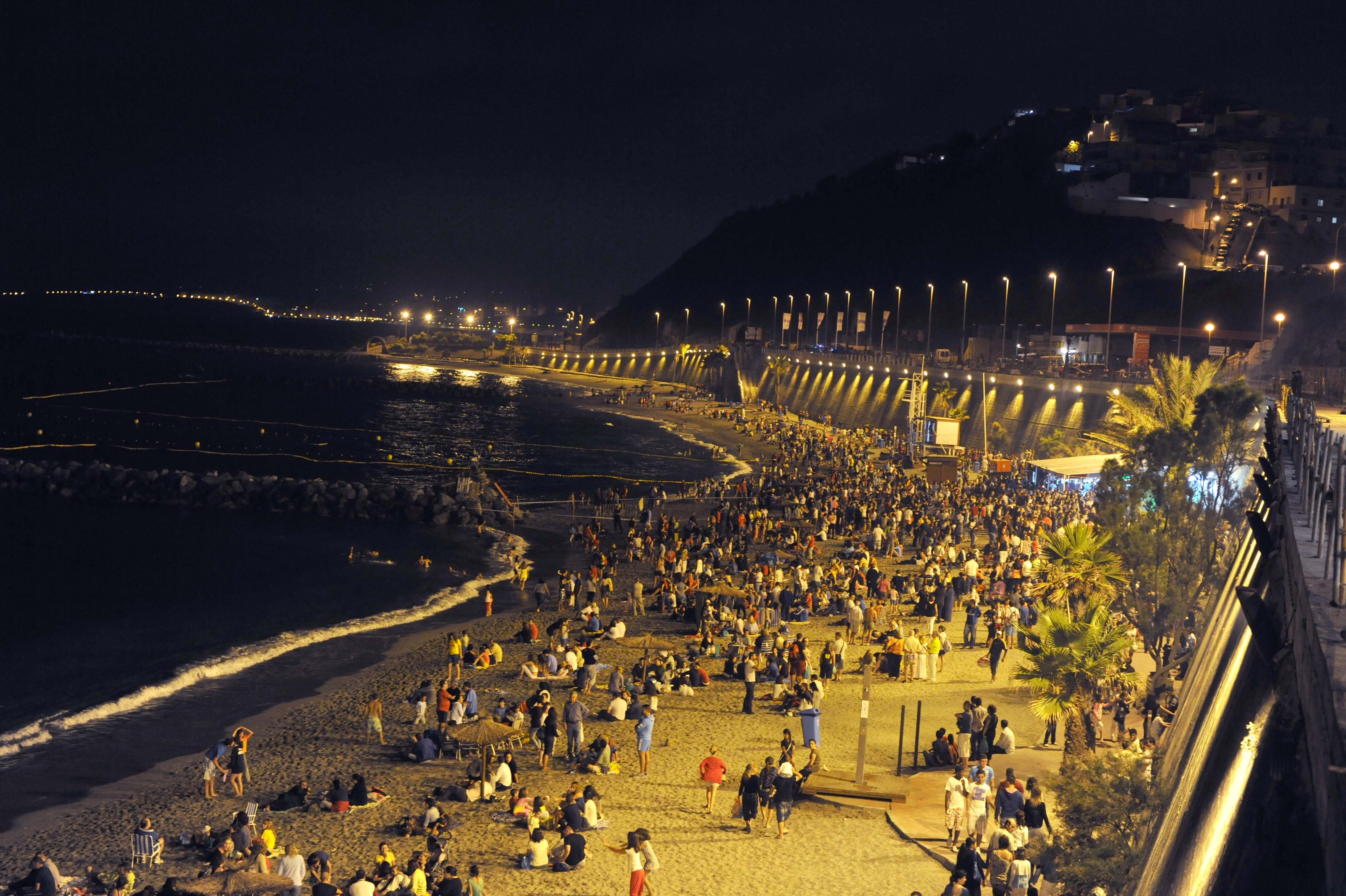 La Ribera la noche del 23 al 24 de junio playa velada