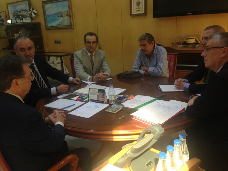 El presidente y el consejero con Bankia