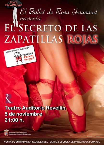 cARTEL DE EL SECRETO DE LAS ZAPATILLAS ROJAS